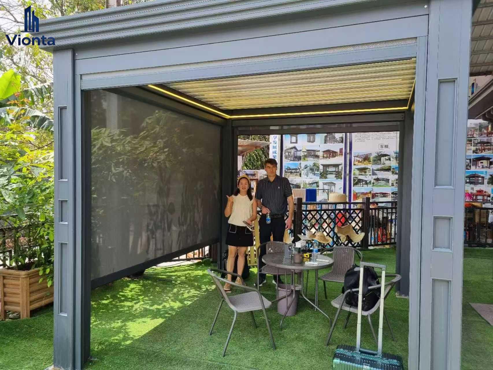 ガゼボとルーバーパーゴラ: 本当の違いは何ですか?