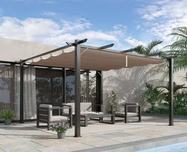 Adjustable Shade Pergola