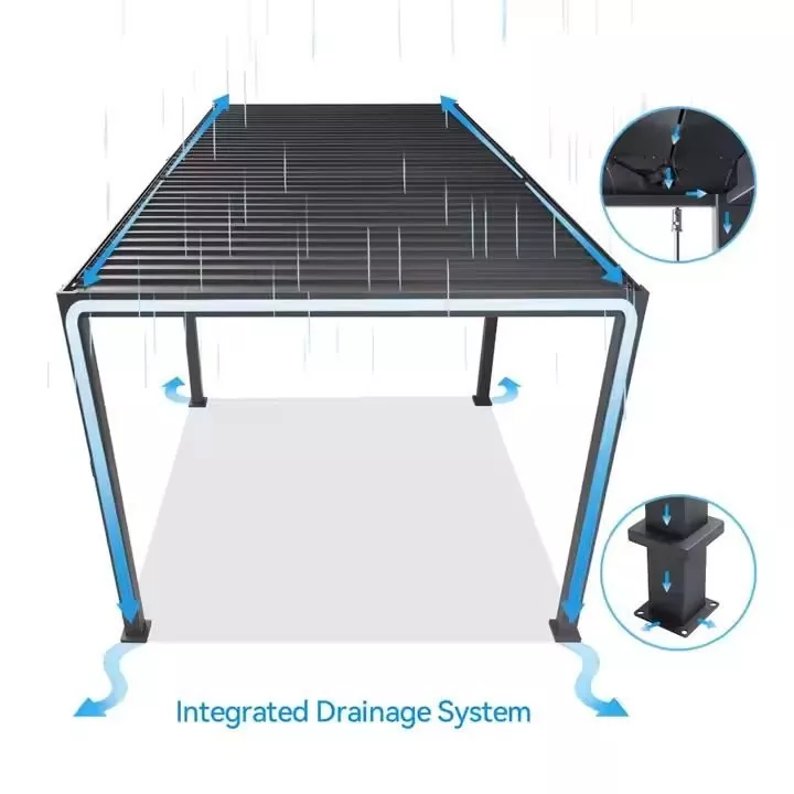 Motorized Louvered Pergola