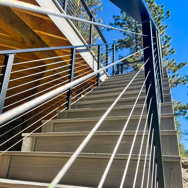 階段用ワイヤー手すり